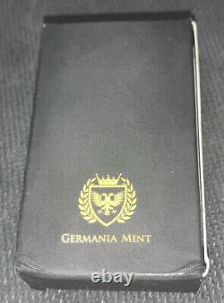 1/4 Quarter Kilo Silver Bar Germania Mint SERIAL # B00660 NEW W BOX 250 gram