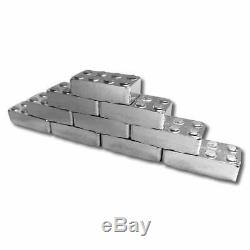 1 oz. 999 Fine Silver Building Block Bars -The Starter Kit 12 1oz. Bars- NEW