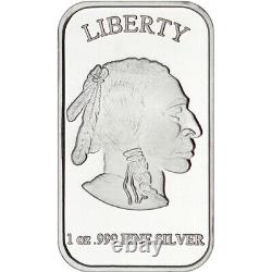 1 oz SilverTowne Buffalo Silver Bar (New Lot of 10)