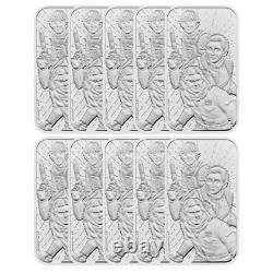 1 oz The Royal Mint Silver Star Wars Light Side Bar (New Lot of 10)