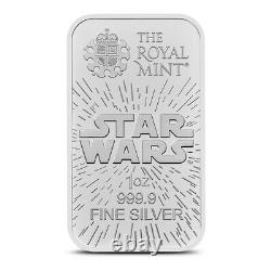 1 oz The Royal Mint Silver Star Wars Light Side Bar (New Lot of 10)