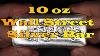 10 Oz Wall Street Silver Bar 4k New Unboxing
