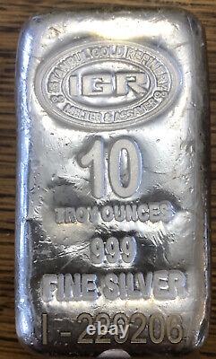 10 Troy Ounce Istanbul Gold Refinery Cast Silver Bar (New)