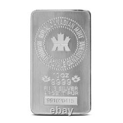 10 oz (RCM) Royal Canadian Mint Silver Bar (New)