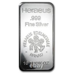 10 oz Silver Bar Argor-Heraeus (New Design, V2)