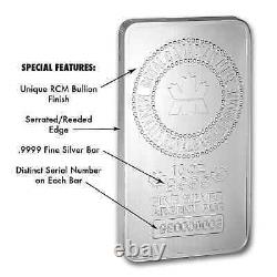 10 oz Silver Bar RCM (. 9999 Fine, New Style)