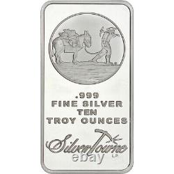 10 oz SilverTowne Prospector Silver Bar (New)