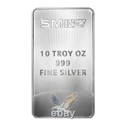 10 oz Sunshine Mercury Silver Bar 999 Fine Silver (New)