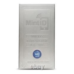 100 oz MintID Silver Bar (New)