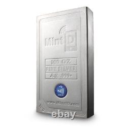 100 oz MintID Silver Bar (New)