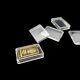 100PCS 5 Gram Silver Gold Bullion Bar Acrylic Cases Capsules