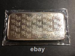 10oz Silver Bar Wall Street Mint New York Skyline World Trade Center Twin Towers