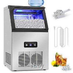 110 lbs/24H Commercial Ice Maker Undercounter Freestanding Ice Cube Machine