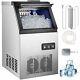 110lbs Built-in Commercial Ice Maker Stainless Bar Restaurant Ice Cube Machine