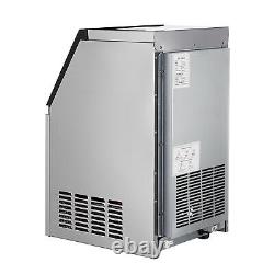 110lbs Built-in Commercial Ice Maker Stainless Bar Restaurant Ice Cube Machine