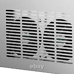 110lbs Built-in Commercial Ice Maker Stainless Bar Restaurant Ice Cube Machine