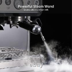 15 Bar Espresso Machine with Milk Frother Grinder Latte Cappuccino Coffee Maker