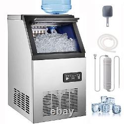 150Lb Built-in Commercial Ice Maker Bar Restaurant Ice Cube Machine Freestanding