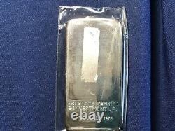 1976 Tri-State Refining & Investment 10 Ounce Silver Bar Sealed New BU E8210