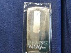 1976 Tri-State Refining & Investment 10 Ounce Silver Bar Sealed New BU E8210