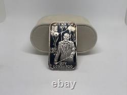 1978 Productions Guy Lombardo Happy New Year 1 Oz Silver Bar 1902-1977 Rare