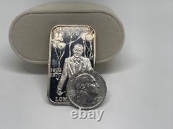 1978 Productions Guy Lombardo Happy New Year 1 Oz Silver Bar 1902-1977 Rare