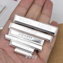 1Pcs 9999 Pure Silver Bar Invest Silver Bullion Silver Material Collection