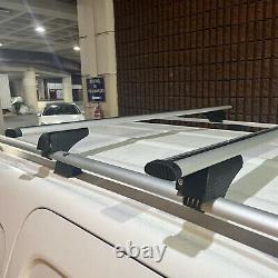 2 Pcs Silver Cross Bars for SSANGYONG XLV SUV 2015