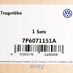 2011-2017 VW Volkswagen Touareg Base Carrier Bars For Models WITH Factory Rails
