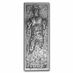2022 Niue 3 oz Silver $10 Star Wars Han Solo in Carbonite Bar SKU#249802