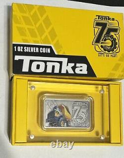 2022 Niue TONKA? 75th Anniversary $2 1oz Silver Bar Limited Mint to 1947 Made