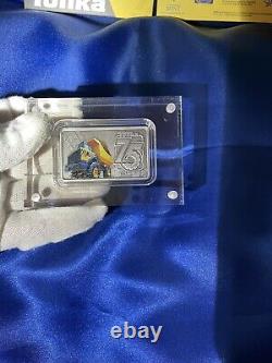 2022 Niue TONKA 75th Anniversary $2 1oz Silver Bar Limited Mint to 1947 Made