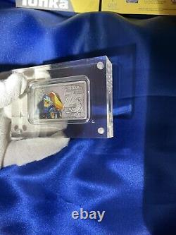 2022 Niue TONKA 75th Anniversary $2 1oz Silver Bar Limited Mint to 1947 Made