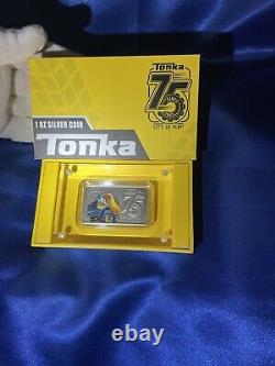 2022 Niue TONKA 75th Anniversary $2 1oz Silver Bar Limited Mint to 1947 Made