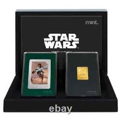 2023 New Zealand Mint Sealed Star Wars Mint Trading Coins 2 x 1 oz Silver Bar