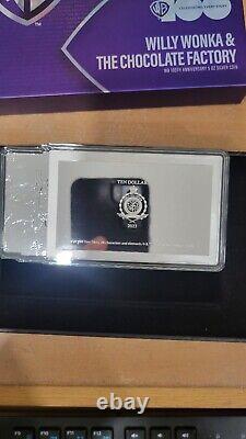 2023 New Zealand Mint WILLY WONKA and the CHOCOLATE FACTORY 5 oz Silver Bar