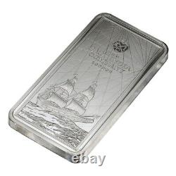 2023 Silver 250 Gram St. Helena East India Company Sailing Ship Bar