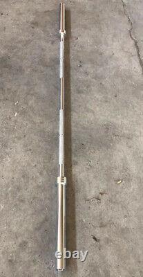 20KG OLYMPIC WEIGHTLIFTING BAR BARBELL 7FT 2 x Collars Included