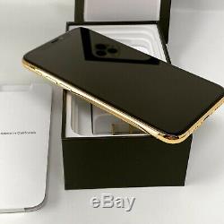24K Gold Plated Apple iPhone 11 Pro Max 256 GB Silver Unlocked CDMA GSM CUSTOM