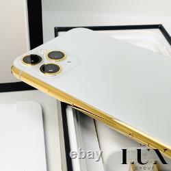 24K iPhone 11 Pro Max 256Gb Gold Plated Unlocked Brand New Custom GSM CDMA