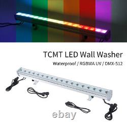 270W Waterproof 6in1 RGBWA UV LED Wash Light Bar DMX Stage DJ Beam Light Bar New