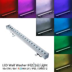 270W Waterproof 6in1 RGBWA UV LED Wash Light Bar DMX Stage DJ Beam Light Bar New