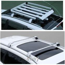 2P Silver for Audi Q5 2018-2022 Roof Rack Rail Cross bar luggage cargo carrier