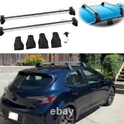 2PCS Crossbar Cross Bars Fits For Corolla Hatchback Corolla Sport 2019-2024 Rack