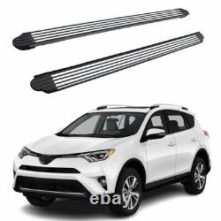 2PCS Fits for Toyota RAV4 2013-2018 running boards side steps bars