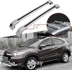 2Pcs Fit for Honda Vezel HRV HR-V 2015-2020 Roof Rail Racks Crossbars Cross Bars