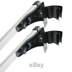2X Universal Car Top Roof Cross Bar Luggage Cargo Carrier Rack SUV 3 kinds clamp