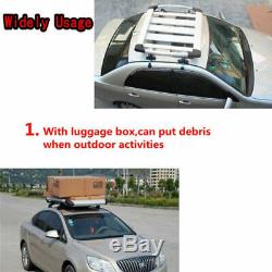 2X Universal Car Top Roof Cross Bar Luggage Cargo Carrier Rack SUV 3 kinds clamp