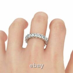 3.00 Ct Lab Created Bar Setting Sterling Silver Women's Band VVS1/D Fine Ring