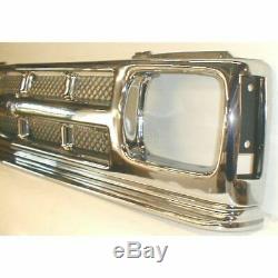 3 Bar Mesh Style Chrome & Argent Grille Grill for 91-94 Chevy S10 Pickup Blazer